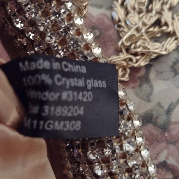 Marciano Gold Crystal Clutch - Picture 7 of 10